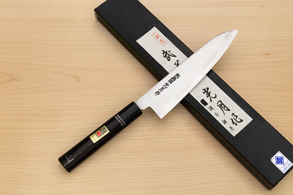 Goko Hamono Musashinokuni Kogetsu SK5 Gyuto knife 210mm Rosewood handle - Knife-Life - Best Japanese Knife Store