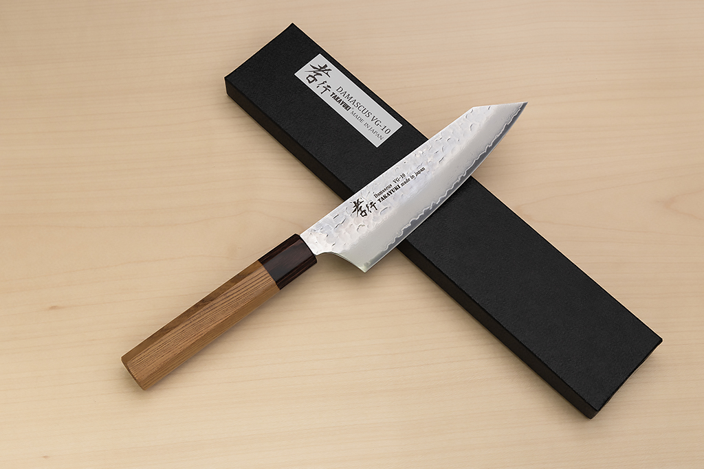 Sakai Takayuki 33-layer VG10 Damascus Bunka knife 160mm (6.3 ") Keyaki (Japanese Elm) handle - Knife-Life - Best Japanese Knife Store