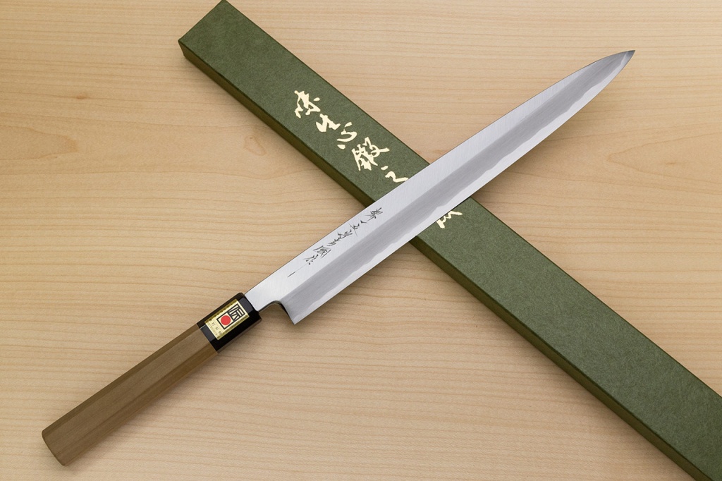 Sakai Genkichi Blue steel 2 Yanagiba knife | Japanese knives for Sashimi