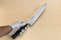 Kagekiyo VG10 Damascus Kiritsuke knife 210mm (8.3") Wood micarta - Knife-Life - Best Japanese Knife Store