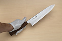 Kagekiyo Silver steel 3 Gyuto knife 240mm (9.5") Walnut handle (hand carved) - Knife-Life - Best Japanese Knife Store