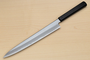 Kagekiyo White steel 2 Sujihiki knife 270mm (10.7") Magnolia Wood Urushi lacquer handle