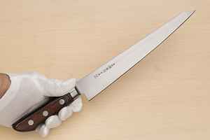 Sakai Takayuki Blue Steel 2 Sujihiki knife 240mm ( 9.5 ") Packer Wood handle