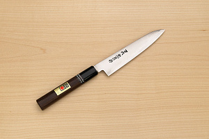 Goko Hamono Mandai Kogetsu Petty knife Korikin steel 150 mm (5.91") Rosewood handle Goko Hamono Mandai Kogetsu Petty knife Korikin steel 150 mm (5.91") Rosewood handle