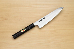 Goko Hamono Musashinokuni Kogetsu SK5 Gyuto knife 240mm (9.5") Rosewood handle