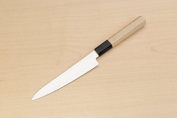 Sakai Takayuki Bohler Uddeholm Petty knife 150mm (6 ") Magnolia/Buffalo horn handle Sakai Takayuki Bohler Uddeholm Petty knife 150mm (6 ") Magnolia/Buffalo horn handle