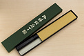 Kagekiyo VG10 Damascus Kiritsuke knife 240mm (9.5") Wood micarta - Knife-Life - Best Japanese Knife Store