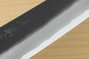 Sakai Genkichi Kurouchi Warikomi White steel 2 Petty knife 160mm (6.3") Magnolia Wood with Akebono-Nuri Urushi Lacque Sakai Genkichi Kurouchi Warikomi White steel 2 Petty knife 160mm (6.3") Magnolia Wood with Akebono-Nuri Urushi Lacque