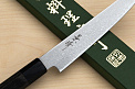 Kagekiyo VG10 Damascus Petty knife 150mm (6") Wood micarta - Knife-Life - Best Japanese Knife Store