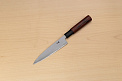 Sakai Genkichi Warikomi White steel 3 Petty knife 150mm (4.8) Magnolia Wood with  Negoro-Nuri Urushi Lacque - Knife-Life - Best Japanese Knife Store
