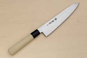 Sakai Takayuki AUS8 Gyuto knife 240mm (9.5 ") Magnolia/Buffalo horn handle