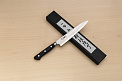 Tetsuhiro VG10 Petty knife 150mm (6") Black paper micarta - Knife-Life - Best Japanese Knife Store