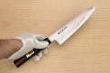 Goko Hamono Mandai Kogetsu Gyuto knife Korikin steel 210 mm (8.3") Rosewood handle - Knife-Life - Best Japanese Knife Store