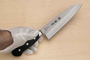 Sakai Takayuki Blue Steel 2 Santoku knife 180mm ( 7.1 ") Packer Wood handle
