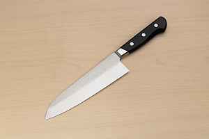 Sakai Takayuki Blue Steel 2 Santoku knife 180mm ( 7.1 ") Packer Wood handle