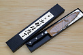 Tetsuhiro Blue steel 2 Gyuto knife 210mm (8.3") Black paper micarta - Knife-Life - Best Japanese Knife Store