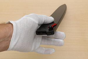 Kagekiyo Black wooden sheath for Sujihiki 240mm (9.5") lacquered with Urushi 