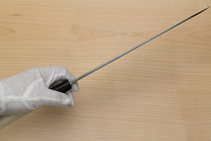 Sakai Genkichi White steel 2 Yanagiba Knife for Sashimi 300 (11.8) Magnolia Wood handle with buffalo horn