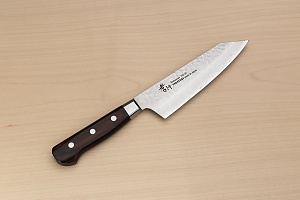 Sakai Takayuki 33-layer Damascus VG10 Bunka knife 160mm (6.3 ") Spanish Mahogany handle
