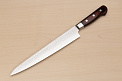 Sakai Takayuki 33-layer Damascus VG10 Sujihiki knife 240mm ( 9.5 ") Spanish Mahogany handle - Knife-Life - Best Japanese Knife Store