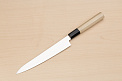 Sakai Takayuki Bohler Uddeholm Petty knife 180mm ( 7.1 ") Magnolia/Buffalo horn handle - Knife-Life - Best Japanese Knife Store