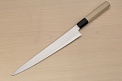 Sakai Takayuki Bohler Uddeholm Sujihiki knife 240mm (9.5 ") Magnolia/Buffalo horn handle - Knife-Life - Best Japanese Knife Store
