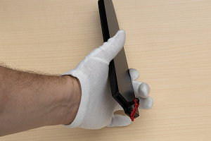 Kagekiyo Black wooden sheath for Kiritsuke knife 240mm (9.5") lacquered with Urushi