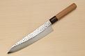 Sakai Takayuki 33-layer VG10 Damascus Gyuto knife 210mm (8.3 ") Keyaki (Japanese Elm) handle - Knife-Life - Best Japanese Knife Store