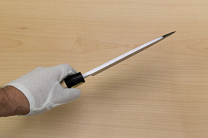 Sakai Genkichi Blue steel 2 Deba Knife 180mm Magnolia Wood handle with buffalo horn