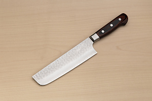 Sakai Takayuki 33-layer Damascus VG10 Nakiri vegetable knife 160mm ( 6.3 ") Spanish Mahogany handle
