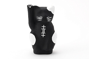 Designers Black Maneki-Neko Medium 20cm