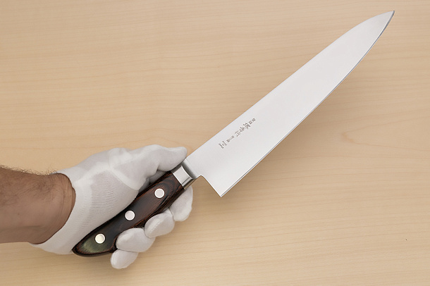 Sakai Takayuki Blue Steel 2 Gyuto knife 240mm ( 9.5 ") Packer Wood handle