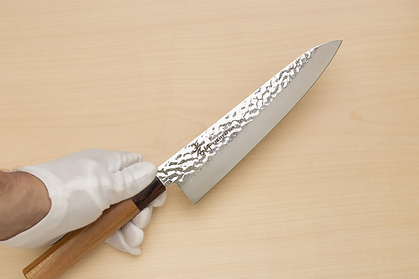 Sakai Takayuki 33-layer VG10 Damascus Gyuto knife 210mm (8.3 ") Keyaki (Japanese Elm) handle