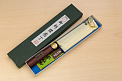 Sakai Genkichi Warikomi AUS8 Nakiri vegetable knife 165mm (6.5) Magnolia Wood with  Negoro-Nuri Urushi Lacque - Knife-Life - Best Japanese Knife Store