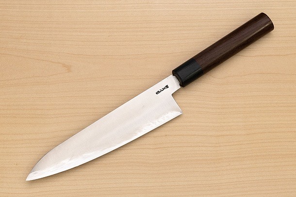 Goko Hamono Mandai Kogetsu Gyuto knife Korikin steel 210 mm (8.3") Rosewood handle