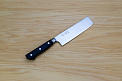 Tetsuhiro Blue steel 2 Nakiri vegetable knife 160mm (6.3") Black paper micarta - Knife-Life - Best Japanese Knife Store