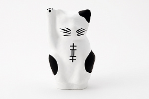 Designers White Maneki-Neko Medium 20cm