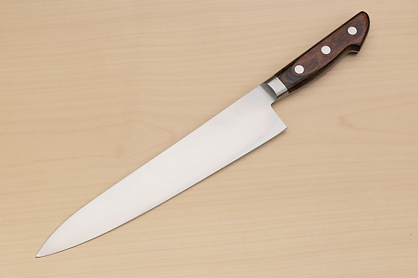 Sakai Takayuki Blue Steel 2 Gyuto knife 240mm ( 9.5 ") Packer Wood handle