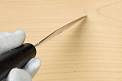 Goko Hamono Shimosanokuni Kogetsu White steel 1 Hon-yaki Gyuto knife 210 mm (8.3") Rosewood handle - Knife-Life - Best Japanese Knife Store