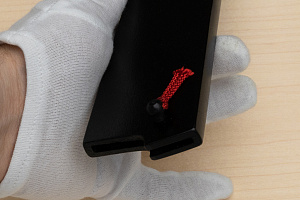 Kagekiyo Black wooden sheath for Gyuto knife 240mm (9.5") lacquered with Urushi