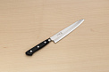 Tetsuhiro Blue steel 2 Petty knife 150mm (6") Black paper micarta - Knife-Life - Best Japanese Knife Store