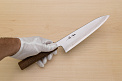 Kagekiyo Silver#3 Gyuto knife 210mm (8.3") Walnut oval handle - Knife-Life - Best Japanese Knife Store