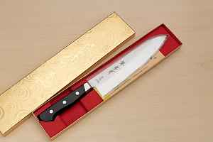 Sakai Takayuki Blue Steel 2 Gyuto knife 200mm ( 7.9 ") Packer Wood handle