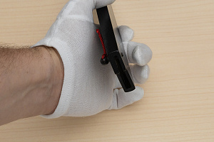 Kagekiyo Black wooden sheath for Gyuto knife  210mm (8.3") lacquered with Urushi