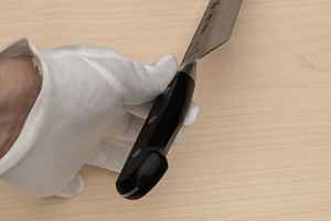 Sakai Takayuki Blue Steel 2 Santoku knife 180mm ( 7.1 ") Packer Wood handle