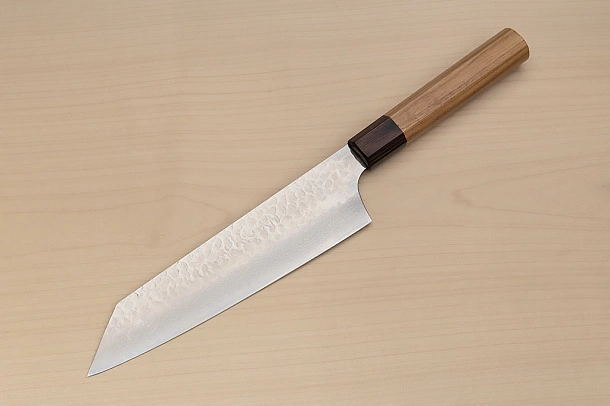 Sakai Takayuki 33-layer VG10 Damascus Kengata Gyuto knife 190mm (7.5 ") Keyaki (Japanese Elm) handle