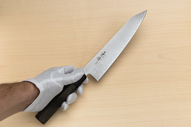 Kagekiyo VG10 Damascus Kiritsuke knife 210mm (8.3") Wood micarta