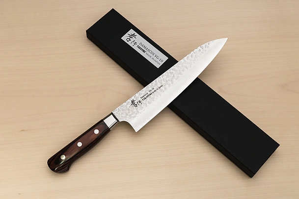 Sakai Takayuki 33-layer Damascus VG10 Gyuto knife 210mm (8.3 ") Spanish Mahogany handle